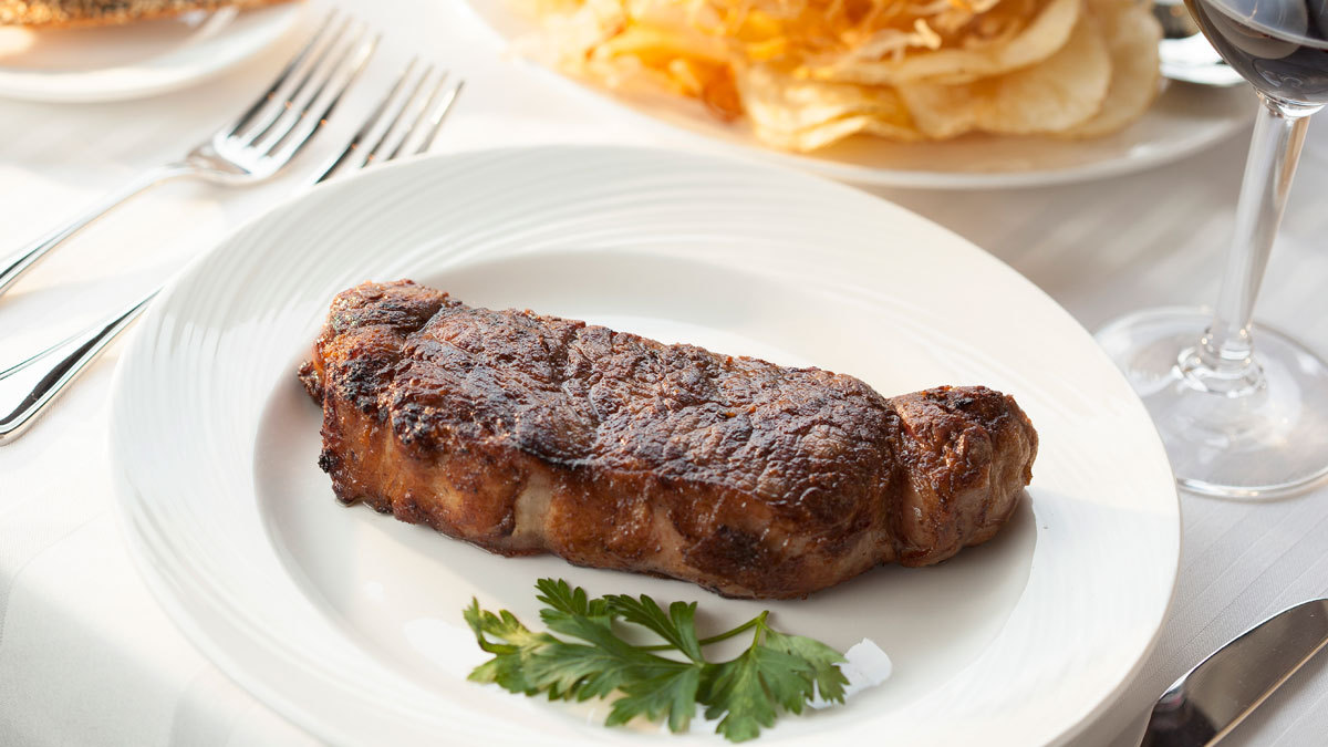 Cortes de carne del restaurante The Palm en Polanco