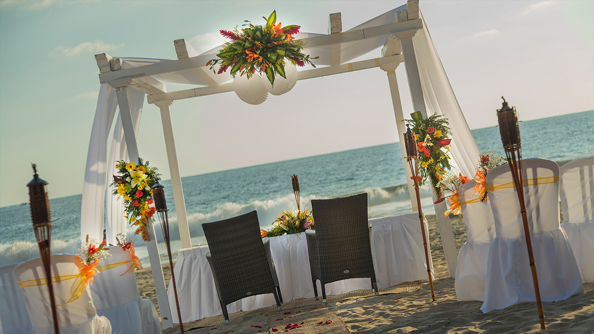 Bodas en la playa con paquetes exclusivos