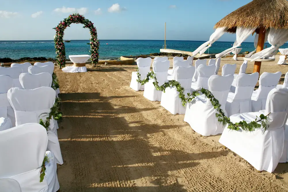 Bodas en Cozumel en playa privada