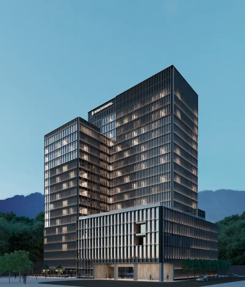 Hotel en Monterrey de Presidente InterContinental con una ubicación privilegiada