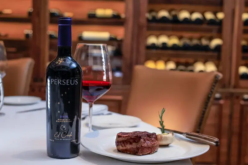 Tipos de vino de Valle de Guadalupe de El Cielo Resort