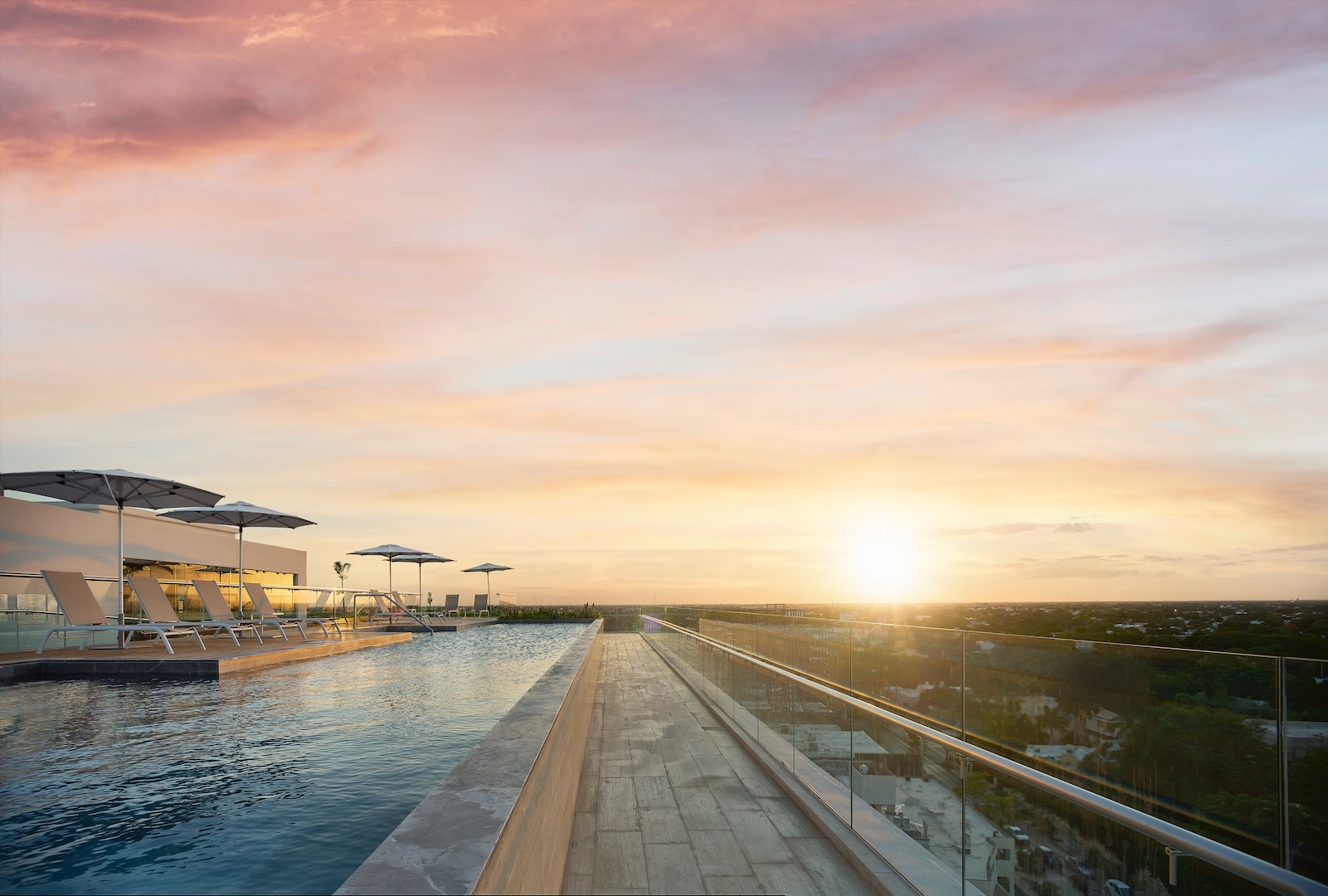 Piscina panoramica Hotel Marriott Merida