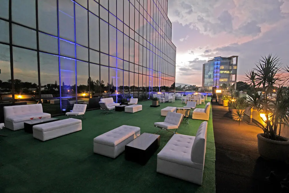 Boda en Guadalajara en una terraza con amenidades de lujo