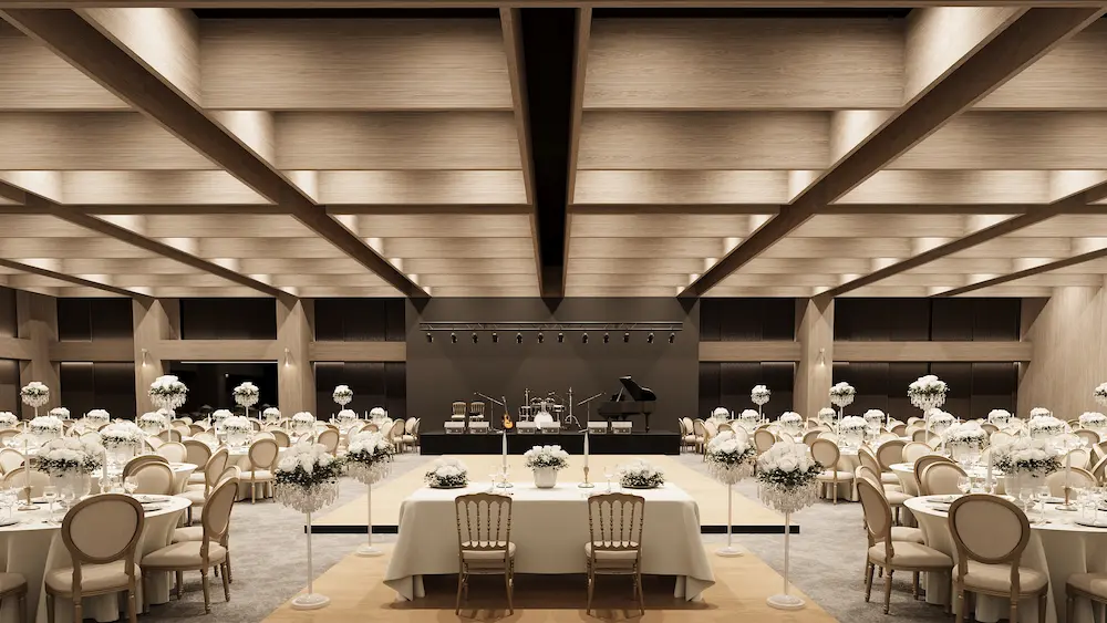 Salón de bodas en Monterrey del hotel de lujo Presidente InterContinental