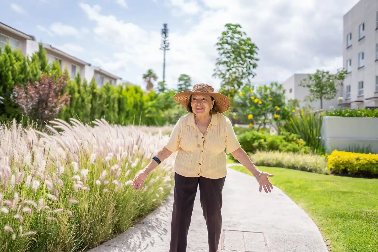 Residencia de ancianos con cuidados especializados en primavera