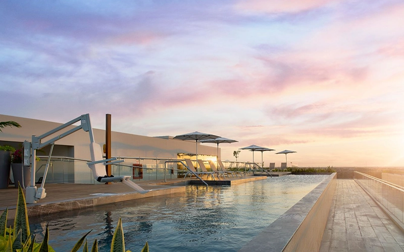 Places to stay in Merida, Mexico with rooftop pool access