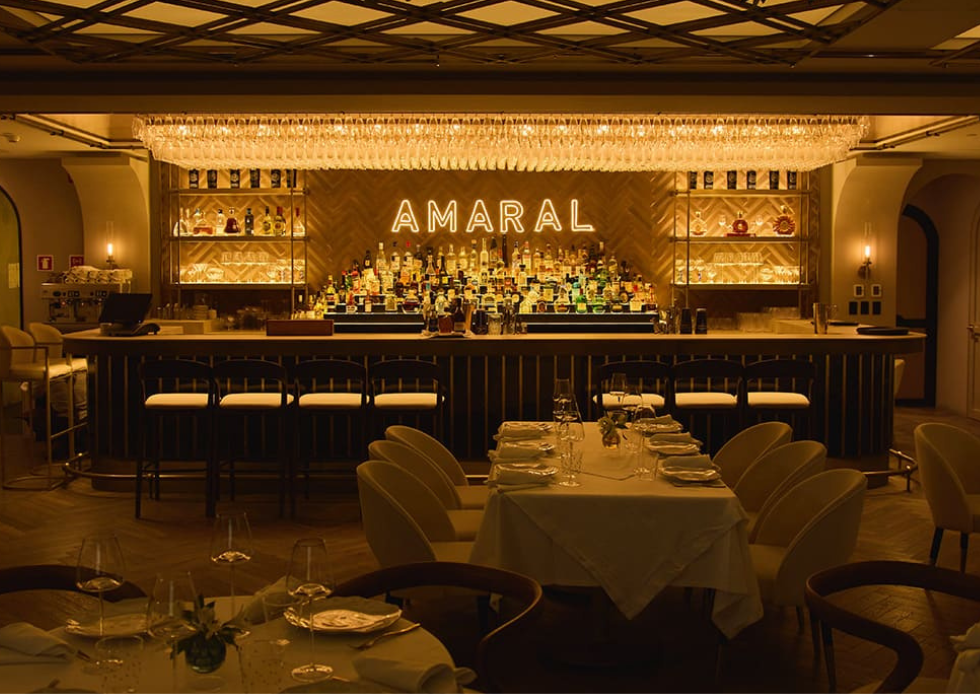 Amaral, restaurante de lujo especializado en cocina española ubicado en Polanco