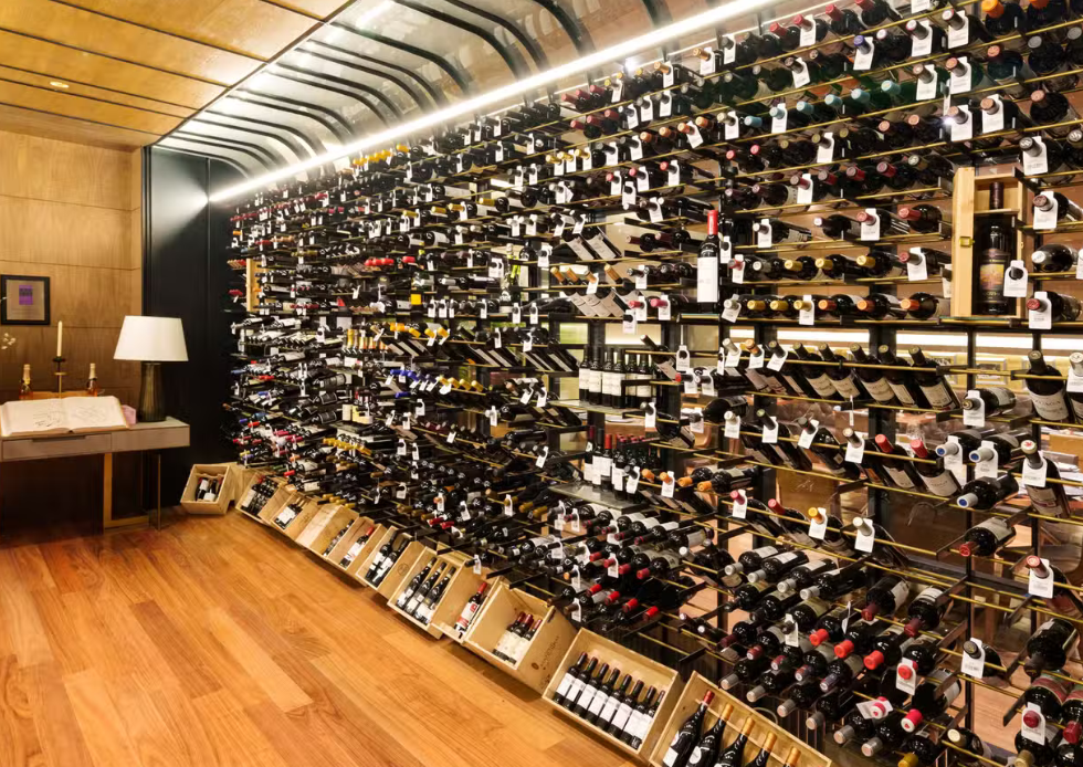 Restaurante de comida italiana gourmet con cava de vinos en Polanco