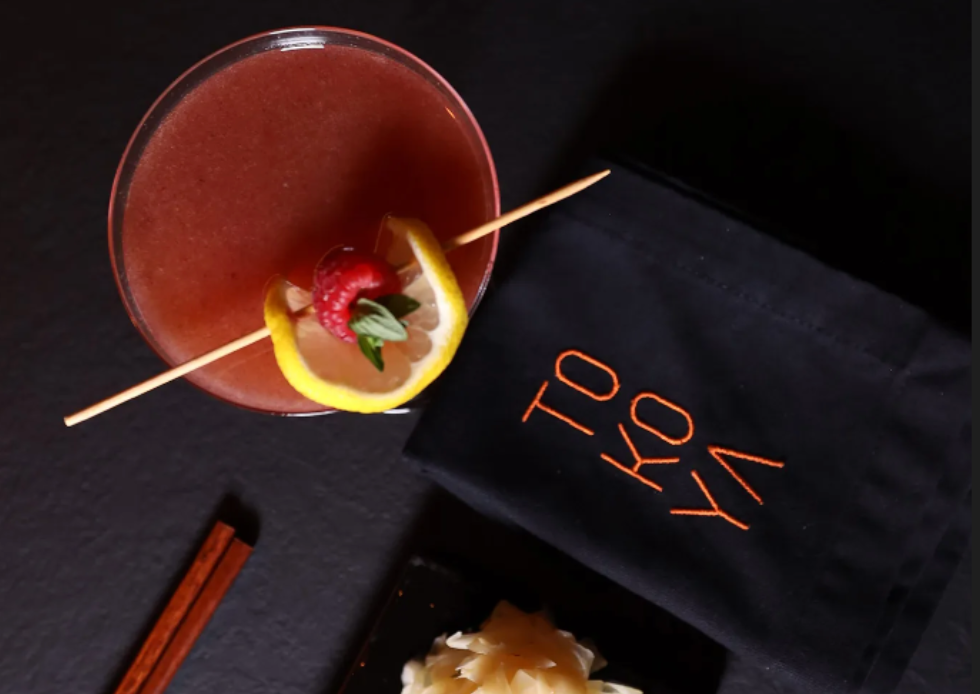 Coctel de autor en Tokoya Nigiri Bar, Polanco.